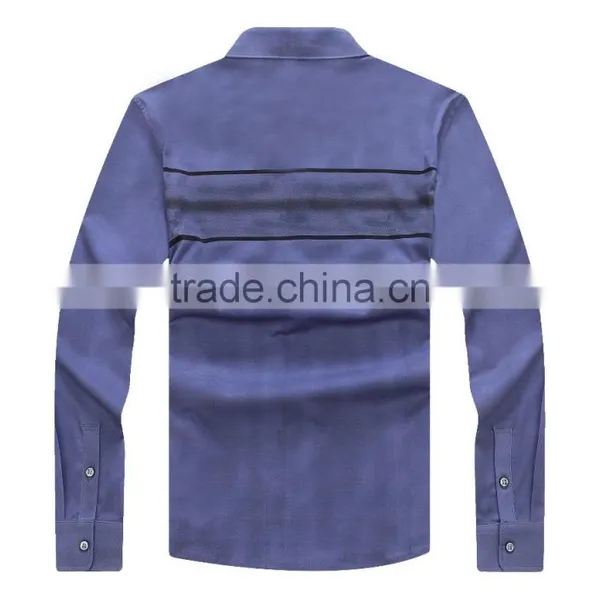 Custom Long Sleeve Cotton Solid Mens Polo t Shirt photo-2