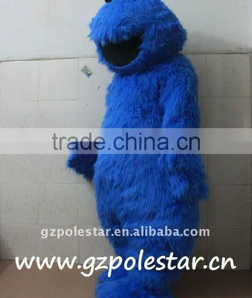 Long Fur Cookie Monster Costume Mascot NO.1763 photo-4