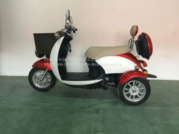 500W Commercial Reliable 3 Wheel Electric Disabled Scooter,electric Tricycle With Front Cargo photo-3