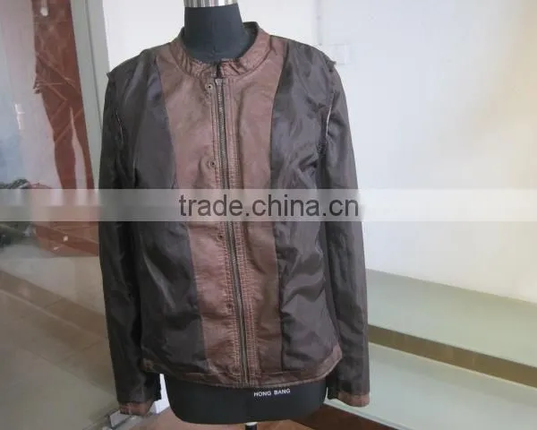 Lapel Badges Leather Wear Blouses Slim PU Jackets Women's Clothing photo-5