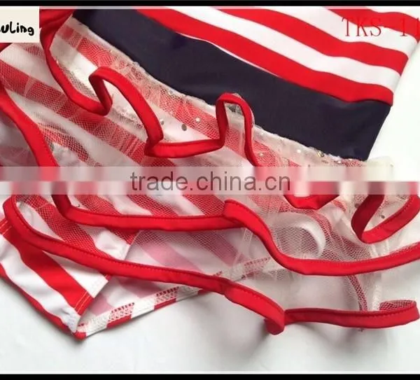 Cute Swimwear Beachwear Sportwear Stripe One Piece photo-6