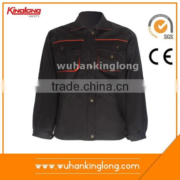 2016 Whole Custom -made Welding Mens Two Chest Pocket Work Jacket photo-4