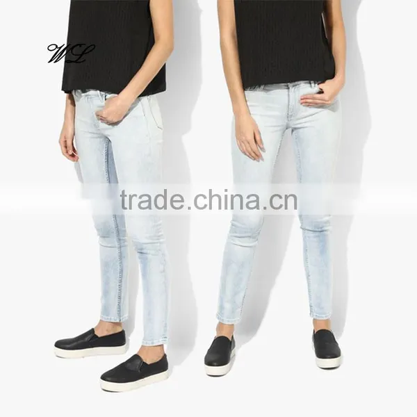 Latest Jeans Tops Girls Jeans Pent Ladies Biker Jeans