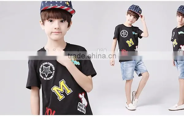 Hot Sale Child Clothes Boys T-shirts, Custom Children's T-shirts, High Quality Children's Boys T-shirts photo-3