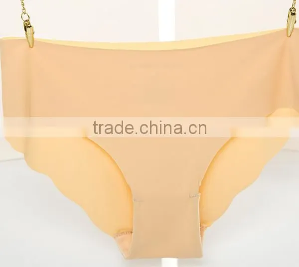 Customized Your Own Brand Lady Briefs Plain Solid Color 72%Polyester 28%Spandex Soft Healthy High Cut Seamless Women Underwear photo-3