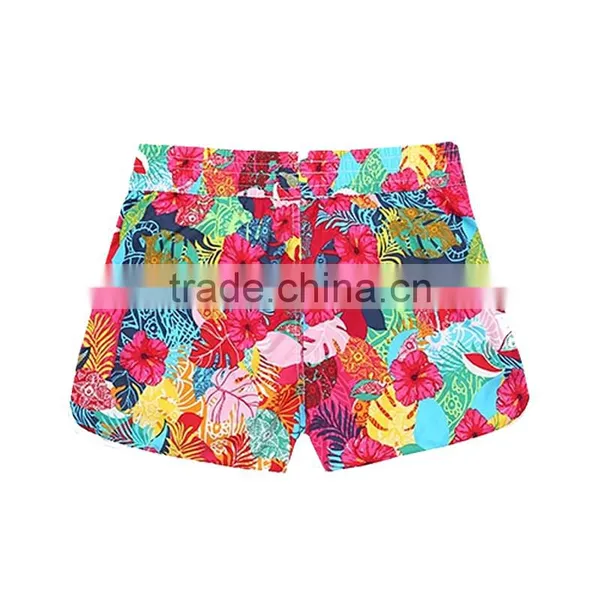 Flower Print Boardshorts for Ladis photo-2