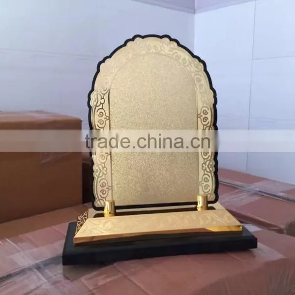 2017 New Design Metal Trophy /wooden Base Trophy / Black Acrylic Trophy /crystal Trophy Kjj-02 photo-5