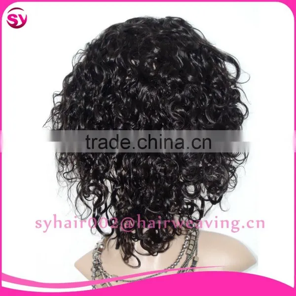 Popular Curly Full Lace Human Hair Wigs For Black Women,Wholesale High Quality Brazilian Human Hair Wig photo-2