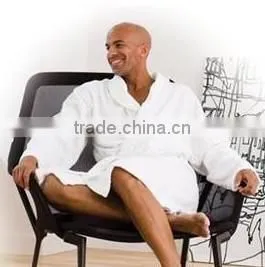 Microfiber and Terry Cloth Hotel Bathrobe photo-3