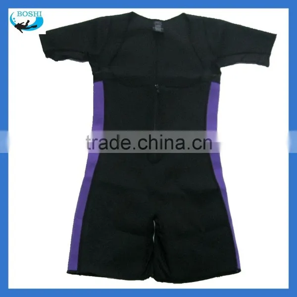High Quality Short Sleeve Neoprene Smooth Skin Wetsuit Surfing Suits photo-4