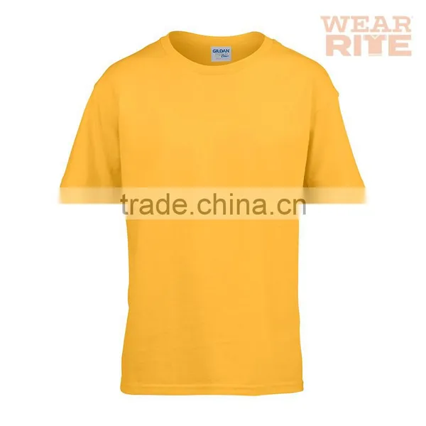 Custom Logo Kids Short Sleeve Cotton Sports T-shirt photo-3