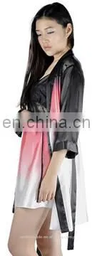 Differrent Style Fashion Satin Lingerie Sexy Night Robe photo-2