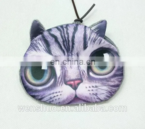 Fashion Cute Cat Face Coin Purses For Teens photo-6