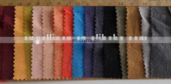 Linen/cotton Blended Fabrics in Many Colors Prewashed in Small Quantities photo-2