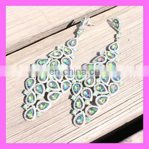 2014 Latest Design Lady Diamond Earrings photo-3
