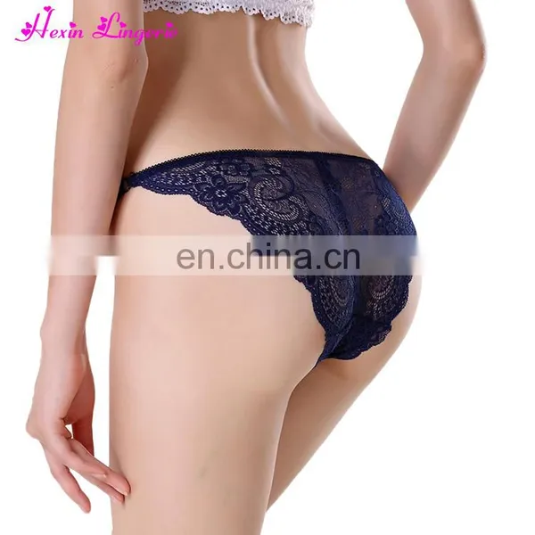 Lastest Ice Silk Without Trace Lace Hipster Elastic Transparent Sexy Panties photo-3
