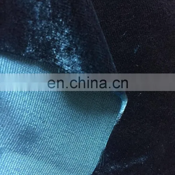 High Quality Viscose Rayon Velvet Fabric Plain Dyed Velvet Fabric For Garment photo-2