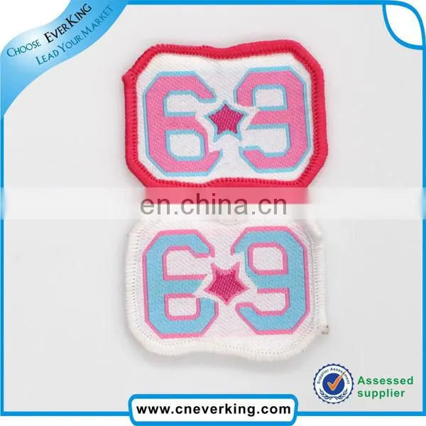 China factory wholesale customized printing patch woven patch for school uniform