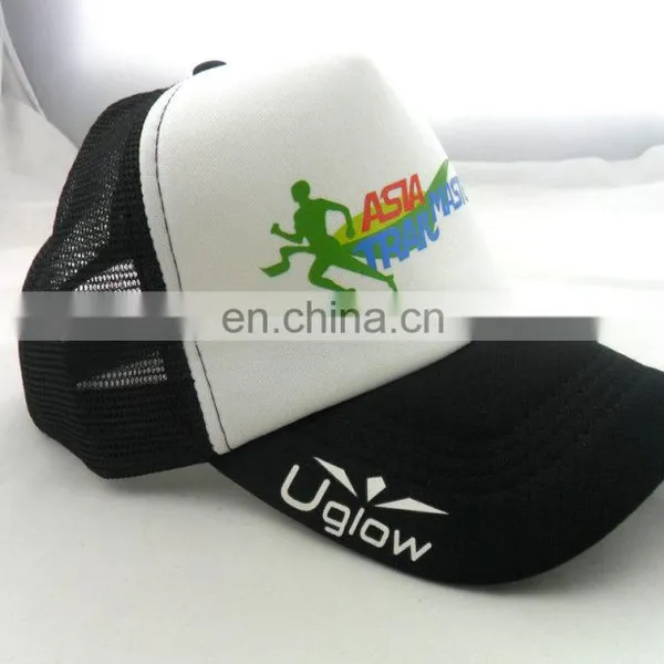 Custom Adjustable Black White Trucker Hat photo-5