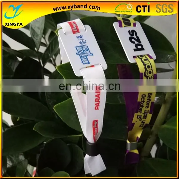 Custom Woven Polyester Uhf Rfid Wristband photo-3