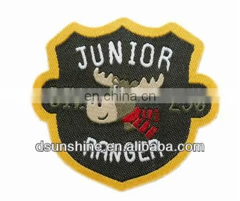 2014 Hot Sale Iron on Woven Patch for Jackets photo-6