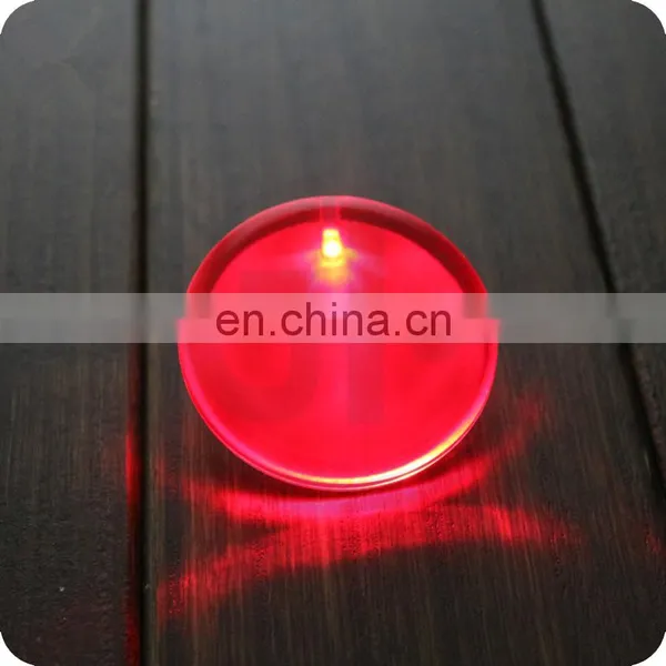 High Quality Customized Logo Decoration Gift PS Led Flashing Badge photo-5
