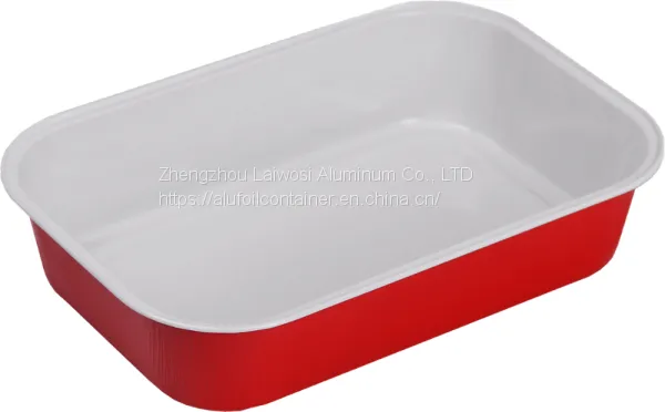 Airline Aluminum Foil Food Container Airline Catering Trays With Lids photo-3