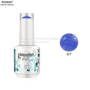 RONIKI Fur Effect Gel Polish,Nail Matte Gel Polish,Nail Painting Color Gel,Frosted Surface Gel photo-4