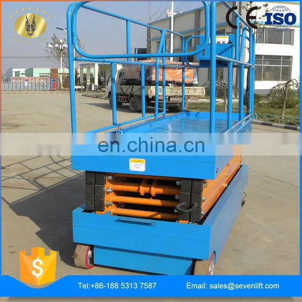 12m Self-propelled Battery Type Scissor Lift for Construction photo-7