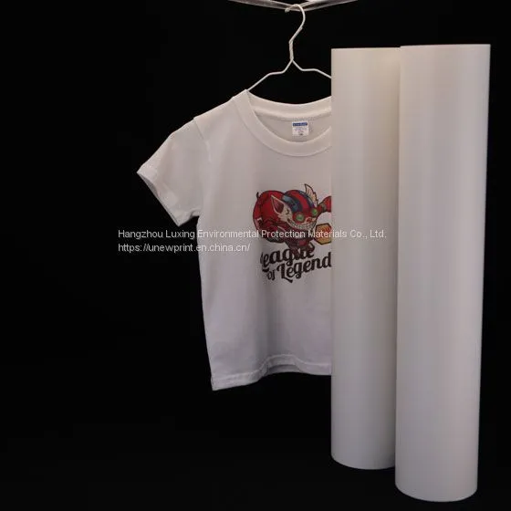 Light-colored Printable Heat Transfer Film, Iron-on Transfer Vinyl, Eco-solvent Printing, PU Material, 61cm*50m Roll UNEWPRINT photo-2