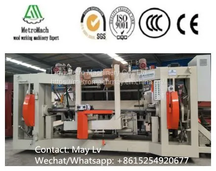 Cast Iron Body Plywood Veneer CNC Spindleless Rotary Peeling-Clipping Lathe Machine photo-5