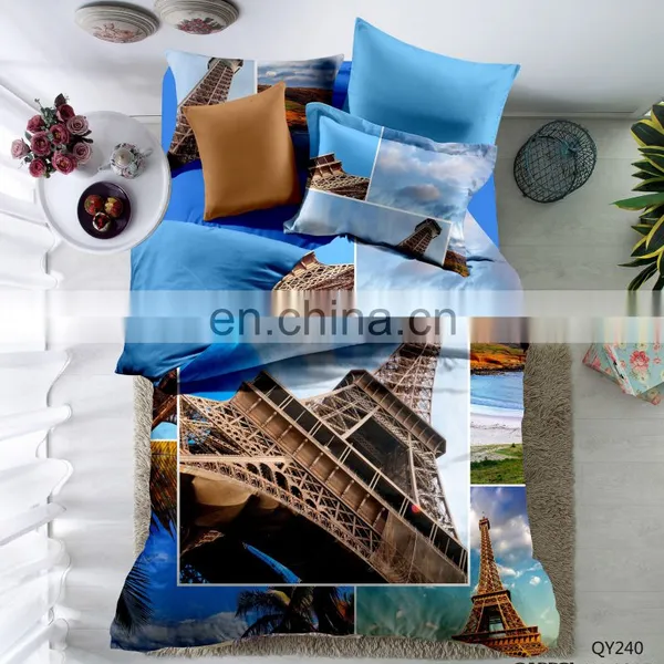 Cheap 4 Piece Dubai Style Home Bedroom 3D Printed Complete Duvet Cover Set photo-6