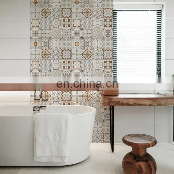 300x300 Nordic Bathroom Kitchen Balcony Retro Anti-slip Tiles photo-2