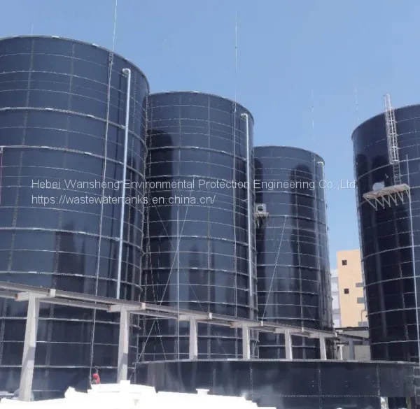 WS Brand Waste Water Storage Tank With Enamel Coated Use for Wastewater Treatment Plant photo-2