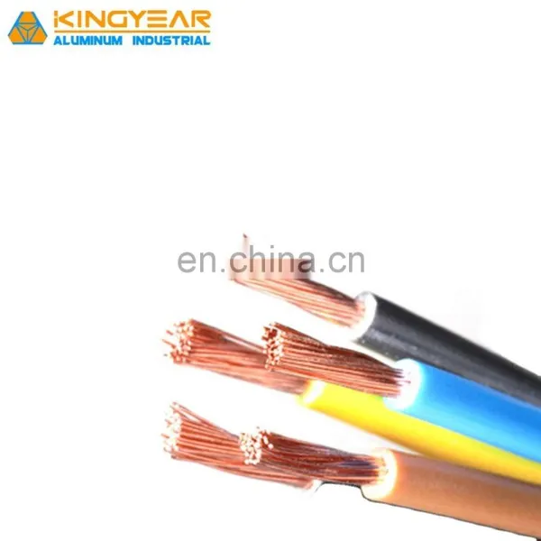 Bv Approved Electric Wire 120mm Copper Conductor Pvc Insulation Yellow/Green Earth Cable photo-5