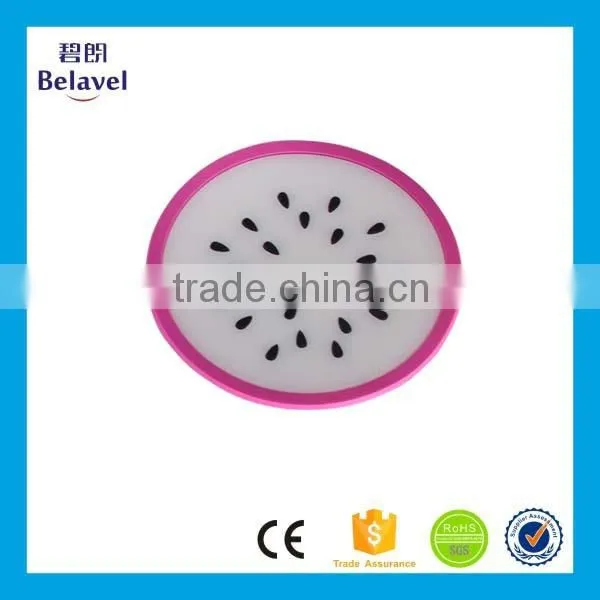 Bulk Cheap Fruit Silicone Coaster Custom Mat Pvc Coaster