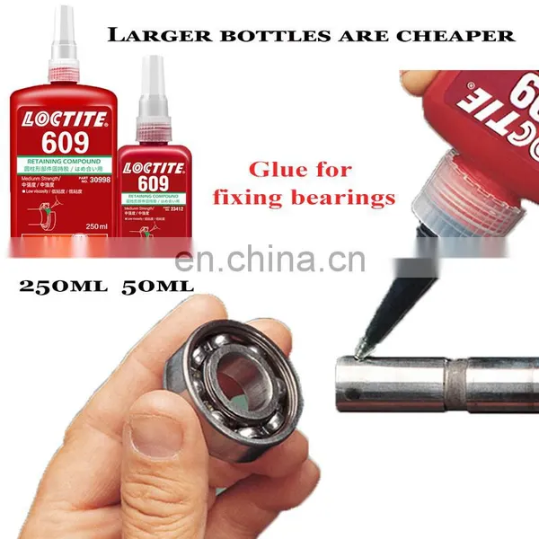 Loctiter 601 603 609 620 640 640 638 648 680 Cylinder Part Retainer Bearing Glue Anaerobic Retaining Liquid Glue Epoxy 50ml photo-2