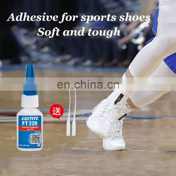 Shoe Glue Loctiter FT 220 20ml Sports Shoes Special pu Soft Tensile Waterproof Acrylic Super Strong Glue Shoe Repair Flexible photo-3