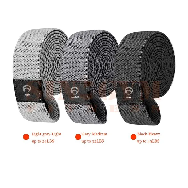 Squat Knitting Latex Resistance Loop Bands Set