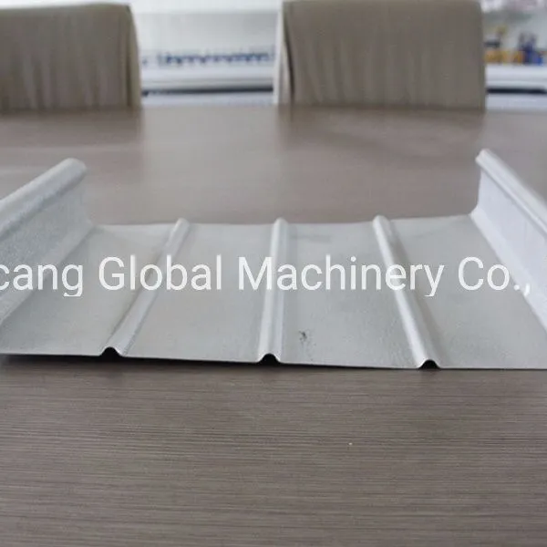 Aluminum-Galvanized Construction Material Roofing Sheet Standing Seam Profile Manufacture Line photo-2