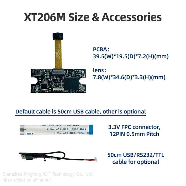 XT206M Biometric Payment System TTL Barcod Scanner QR Code Scanner Kiosk Mini Engine photo-5