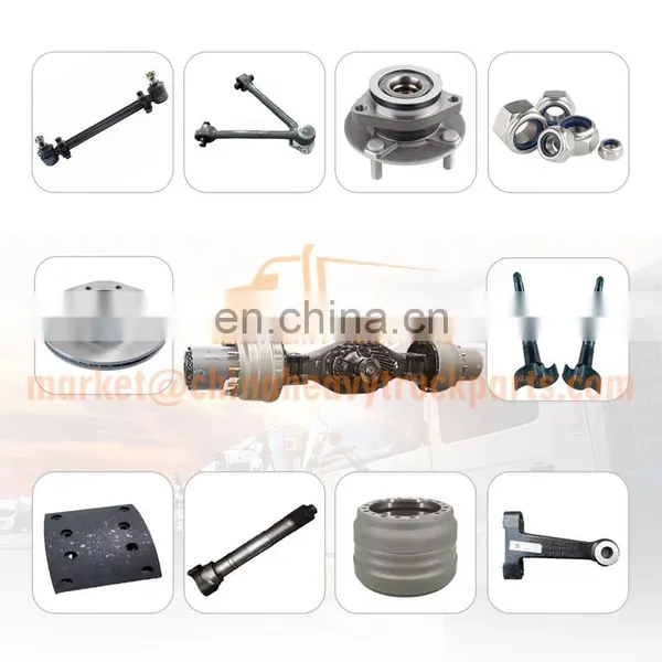 Made In China CNHTC SITRAK Chassis Axle Assembly Chassis Axle Parts AZ7117339041 Rear Axle Housing Assembly photo-4