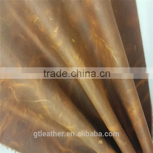 Genuine Cow Natural Leather Vintage Style for Bags photo-2