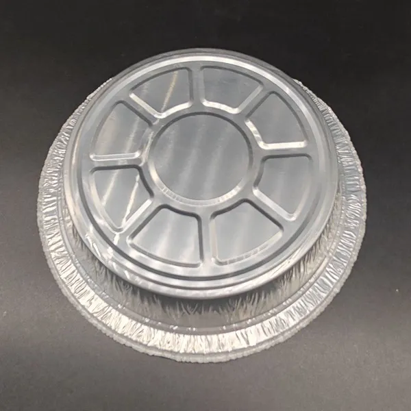 600ml Round Tin Foil Pie Dish Disposable Pizza Platter photo-4