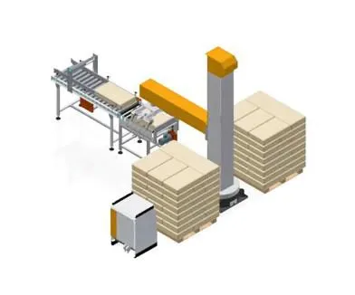 Carton Bag Palletizier Machine, Automatic Single Column Palletizer