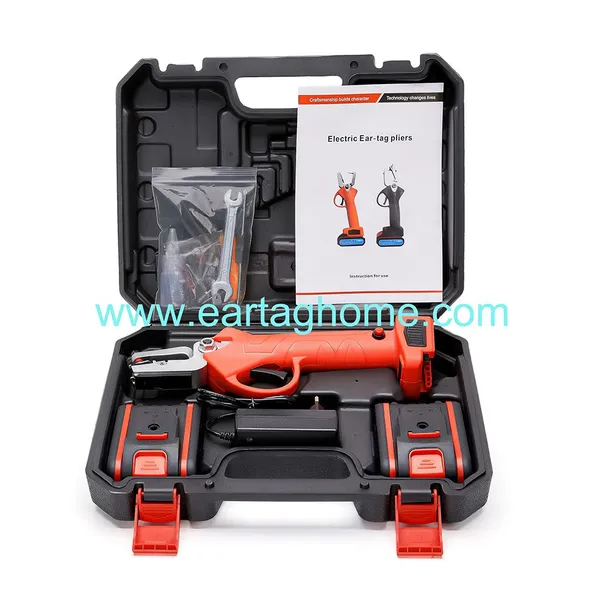 Eartaghome Electric Ear Tag Install Tool Animal Ear Tags Applicators Pliers for Cattle Pigs Sheep Goats Cows photo-4