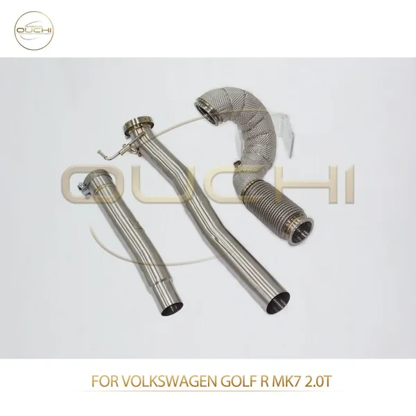 Stainless Steel Exhaust System Downpipe for Volkswagen Golf GTI MK6/Golf GTI MK7/7.5R TIG Manual Welding High-performance Automotive Exhaust Parts photo-4