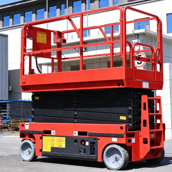 High-Strength 4m-14m Hydraulic Scissor Lift Table With CE Approval for Warehouse Use photo-4