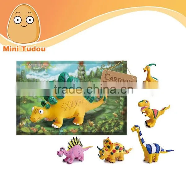 2015 Hot Cartoon Kid Toys Style Vinyl Plastic Sets Dinosaurs Park Ancient Invade Toy photo-3
