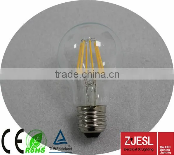 TUV CE High Quality Epistar 6w E27 B22 A60 Led Filament Bulb photo-5